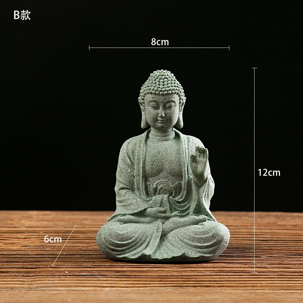 Mini-Buddha-Figur für Zen-Dekoration