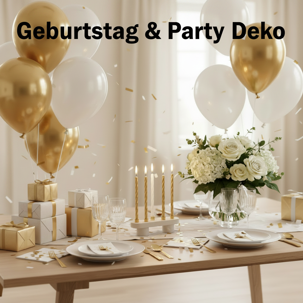 Geburtstag & Party Deko