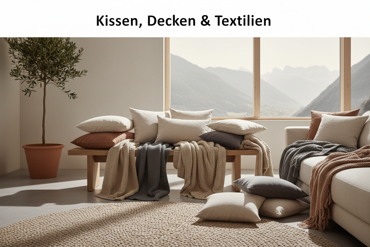 Kissen, Decken & Textilien