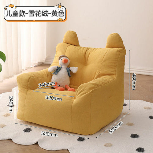 Kinder-Sofa im Cartoon-Stil zum Lesen und Entspannen