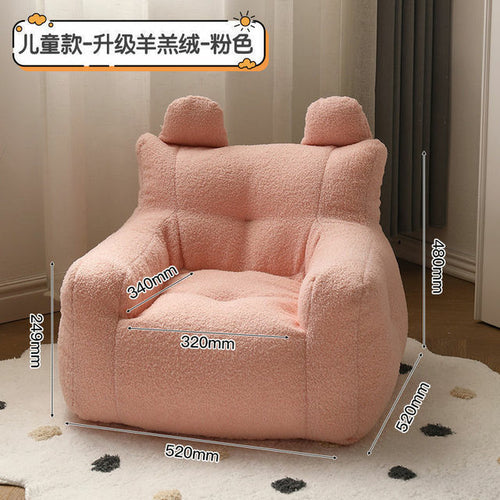 Kinder-Sofa im Cartoon-Stil zum Lesen und Entspannen