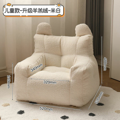 Kinder-Sofa im Cartoon-Stil zum Lesen und Entspannen
