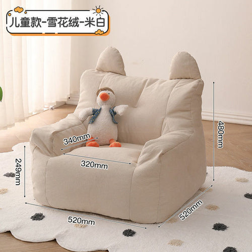 Kinder-Sofa im Cartoon-Stil zum Lesen und Entspannen