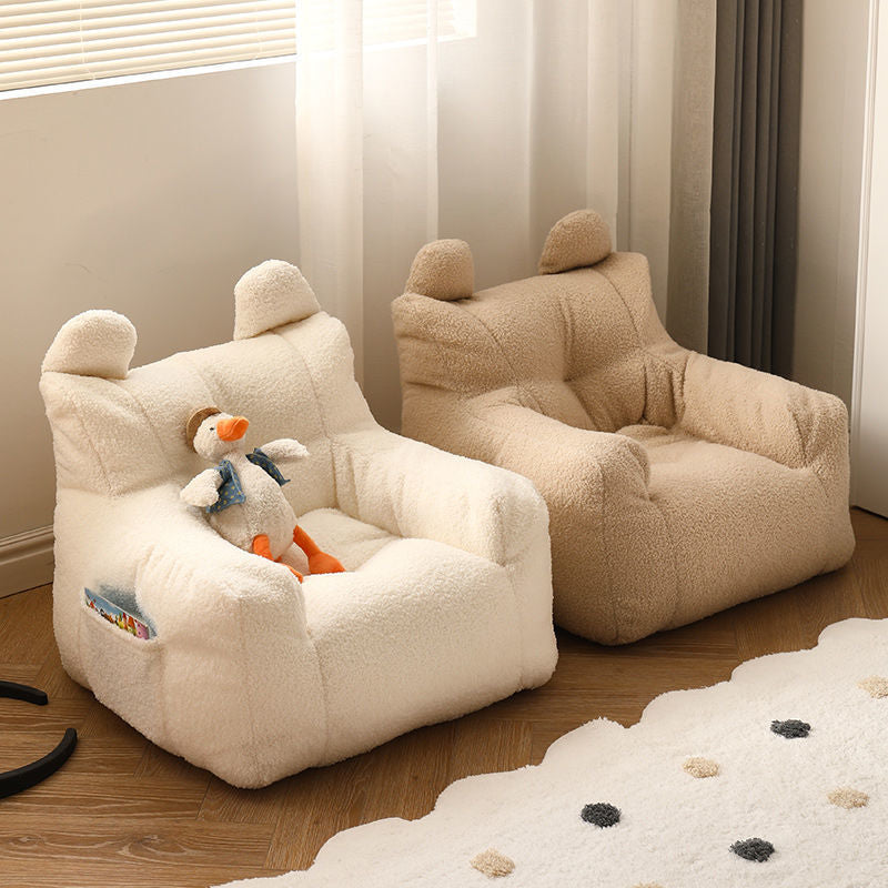 Kinder-Sofa im Cartoon-Stil zum Lesen und Entspannen