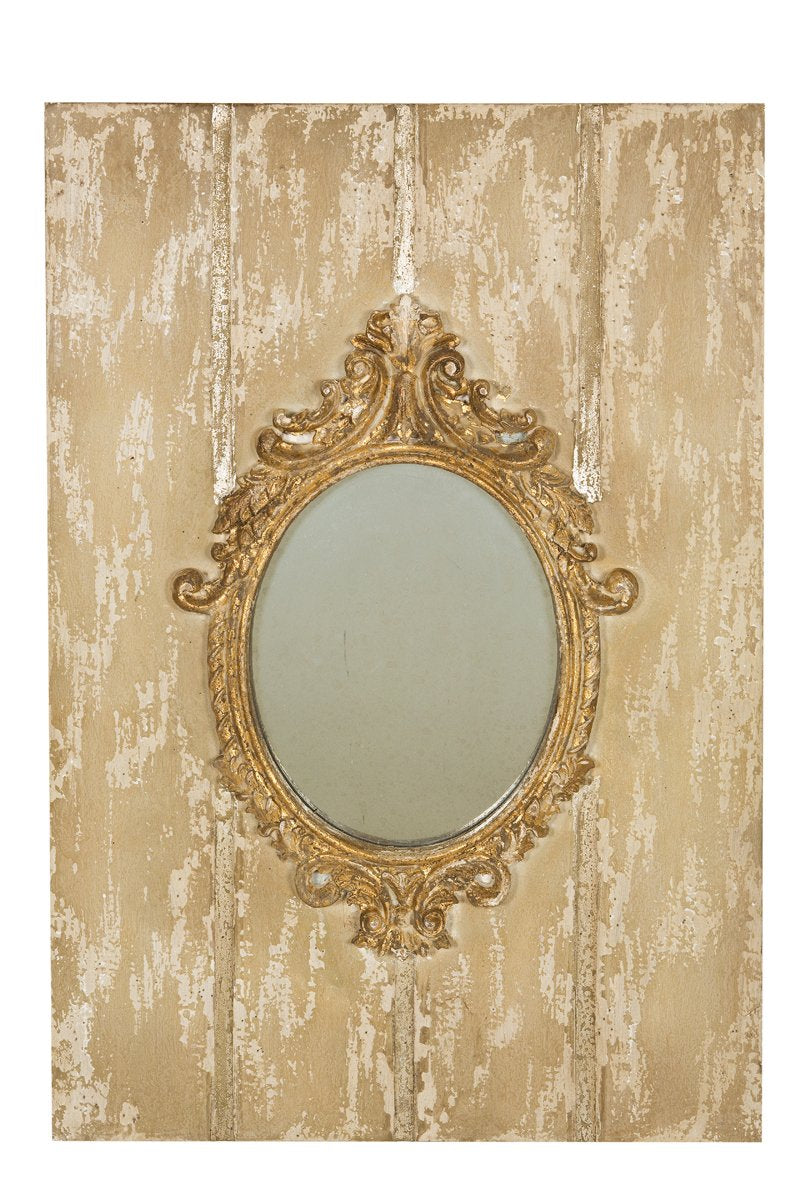 Somerset Wandspiegel mit barocken Verzierungen im Vintage-Stil