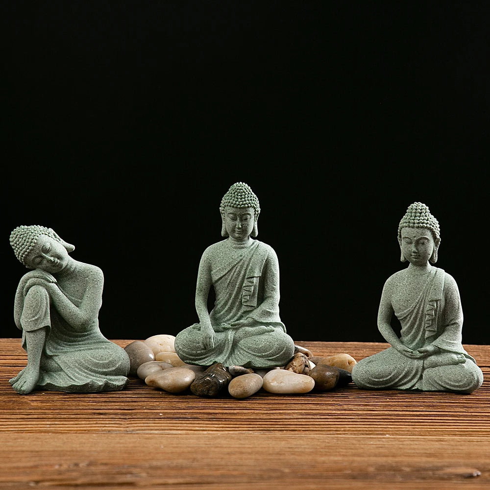 Mini-Buddha-Figur für Zen-Dekoration