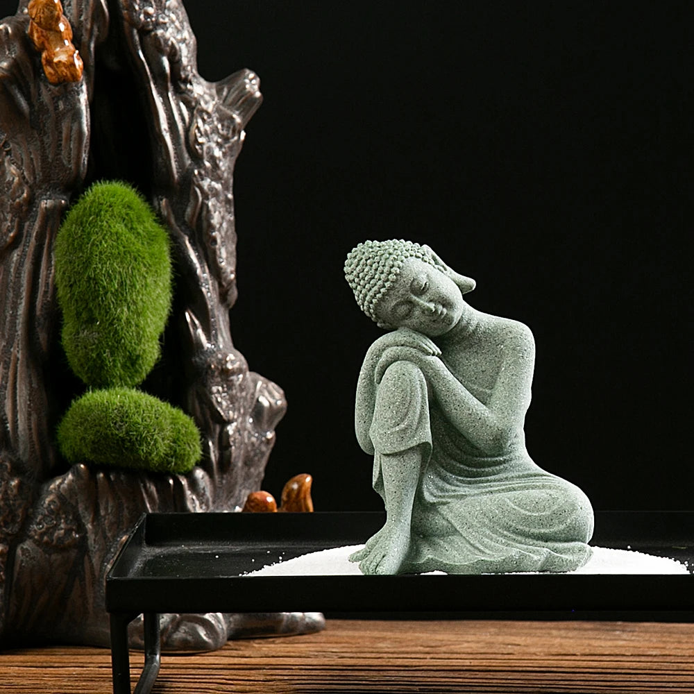Mini-Buddha-Figur für Zen-Dekoration