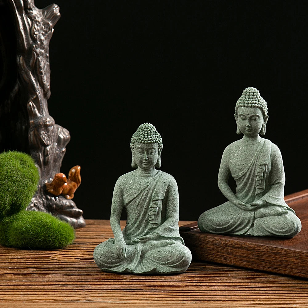 Mini-Buddha-Figur für Zen-Dekoration