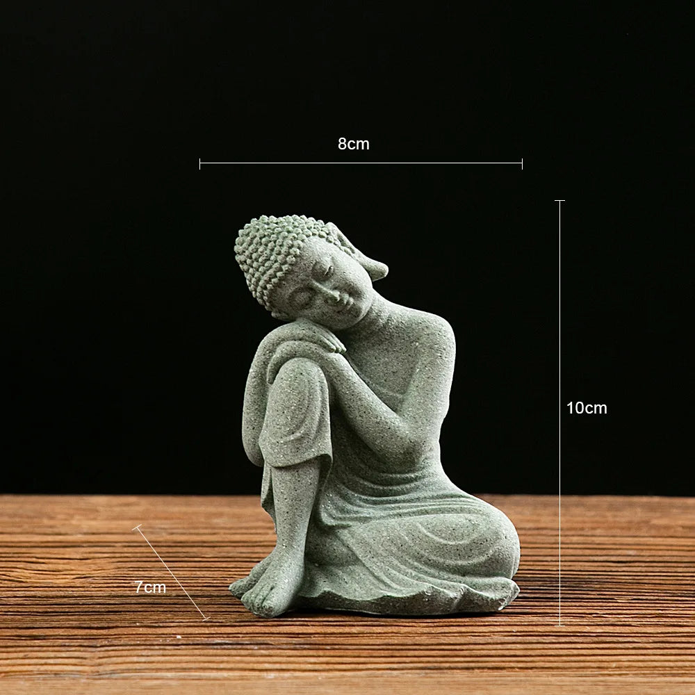 Mini-Buddha-Figur für Zen-Dekoration