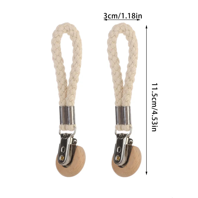 Handtuchclips mit Aufhängeschlaufe für Küche und Bad