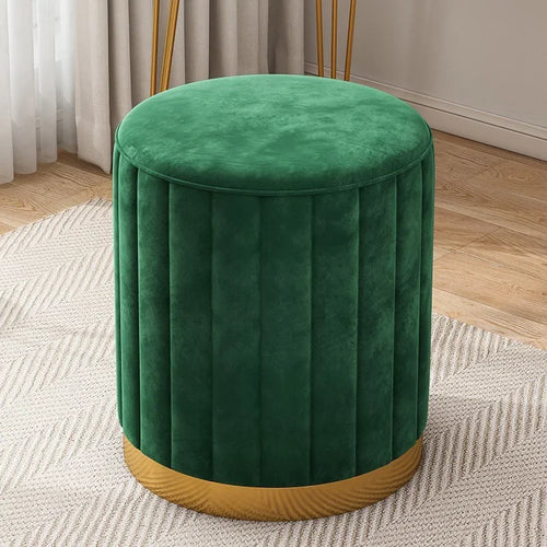 Runder Sitzhocker mit Stauraum