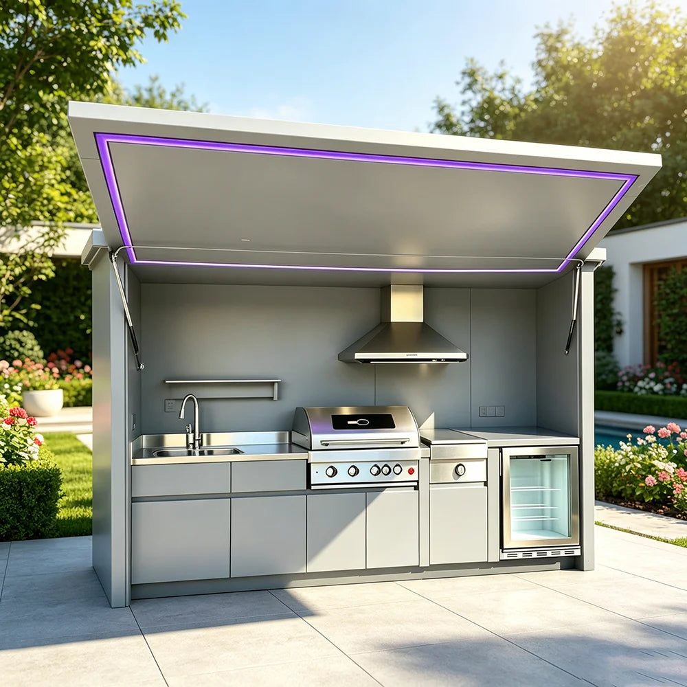 Outdoor-Küchenschränke für den BBQ-Bereich