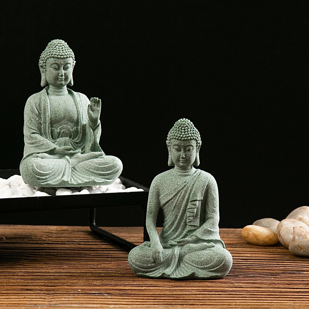 Mini-Buddha-Figur für Zen-Dekoration