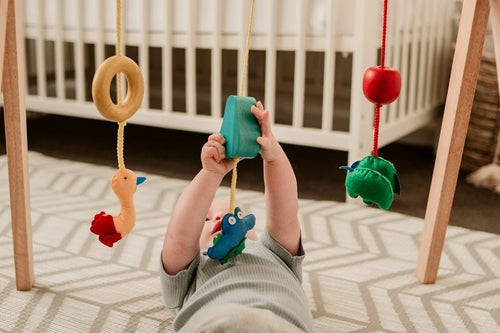 QToys Kokosnussschalen mit Muster im 6er-Set