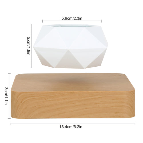 Neuheit Schwebende Rotation Blumentopf Magnetische Levitation FlowerPot