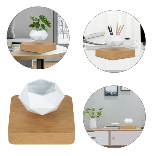 Neuheit Schwebende Rotation Blumentopf Magnetische Levitation FlowerPot