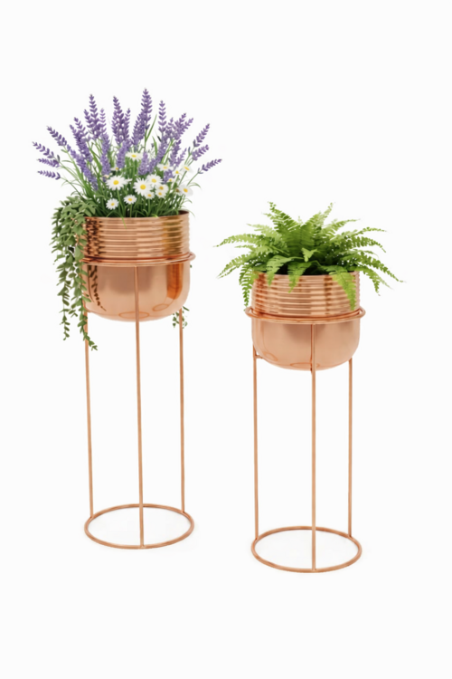 Klassischer Gartentopf für schöne Pflanzenausstellung